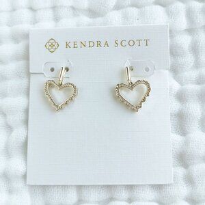 Kendra Scott Sophee heart Drop Earrings NEW